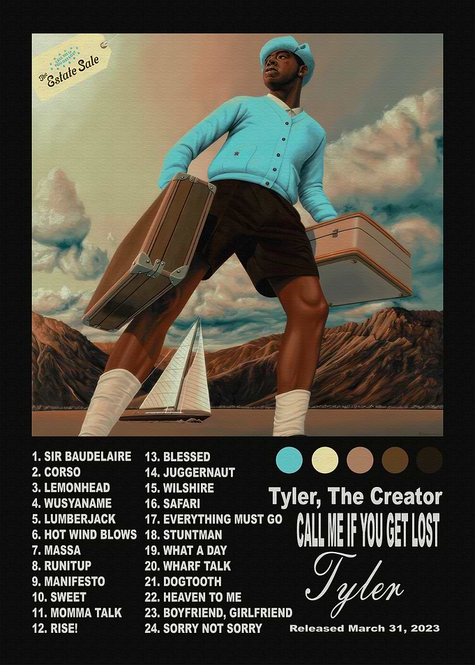 Tyler, The Creator Call Me If You Get Lost Poster
