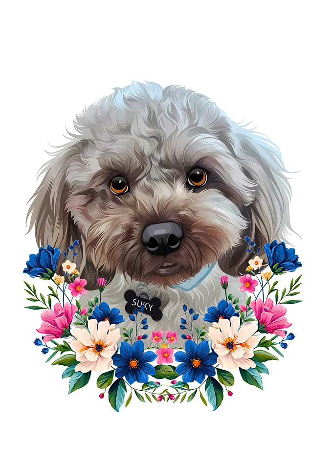 Portrait of Suky the Dog