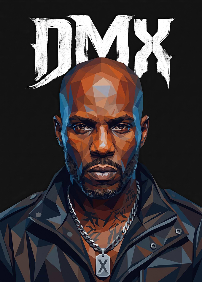DMX Low Poly Portrait