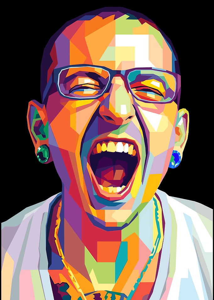 Chester Bennington Pop Art Portrait
