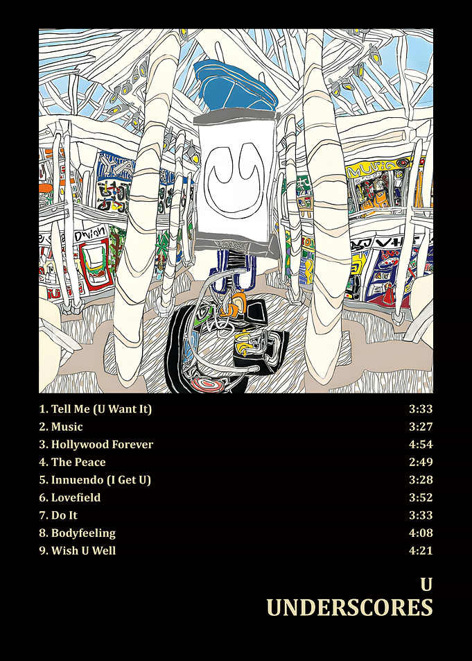 Underscores U Album Tracklist Art