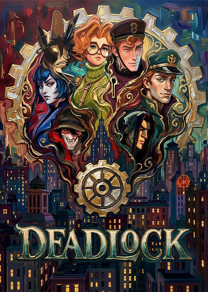 Deadlock Game Character Ensemble Poster