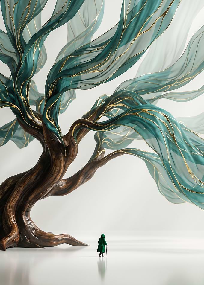 Small Traveler and Ethereal Tree