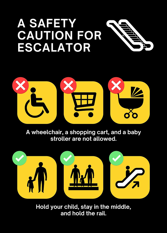 Escalator Safety Rules