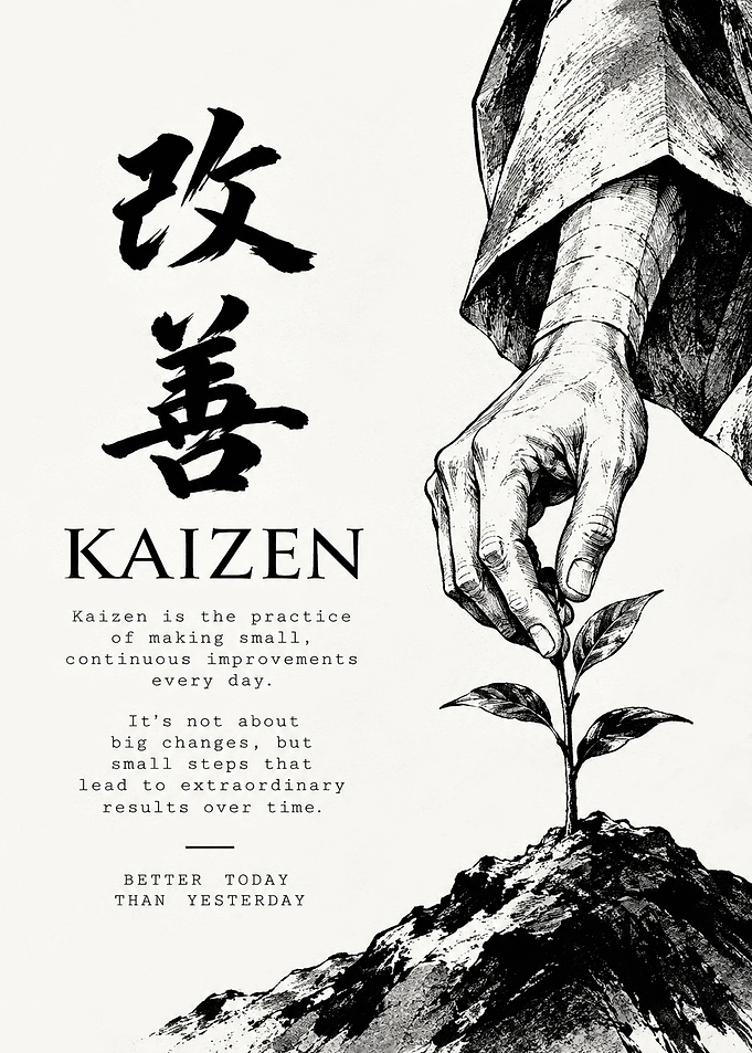 Kaizen Inspirational Poster Art