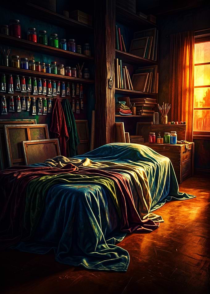 Artist's Studio at Sunset