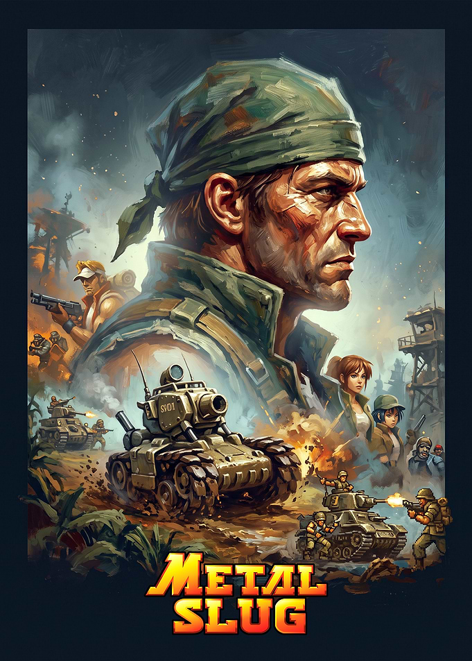 Metal Slug Game Poster Art