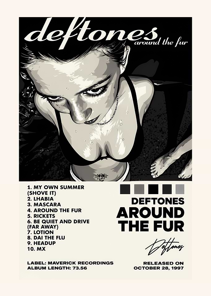 Deftones Around the Fur Album Poster