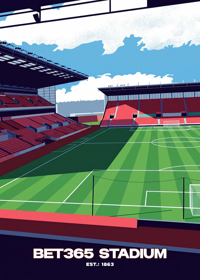 Bet365 Stadium Minimalist Poster