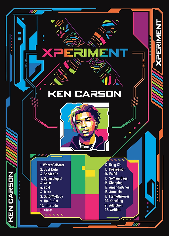 Ken Carson Xperiment Album Art Poster