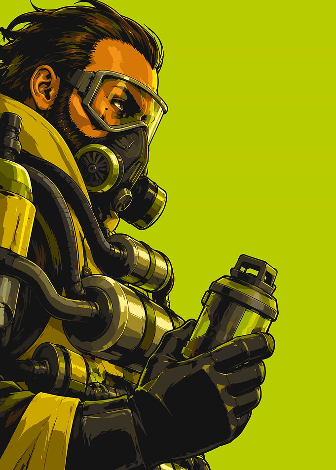 Caustic from Apex Legends