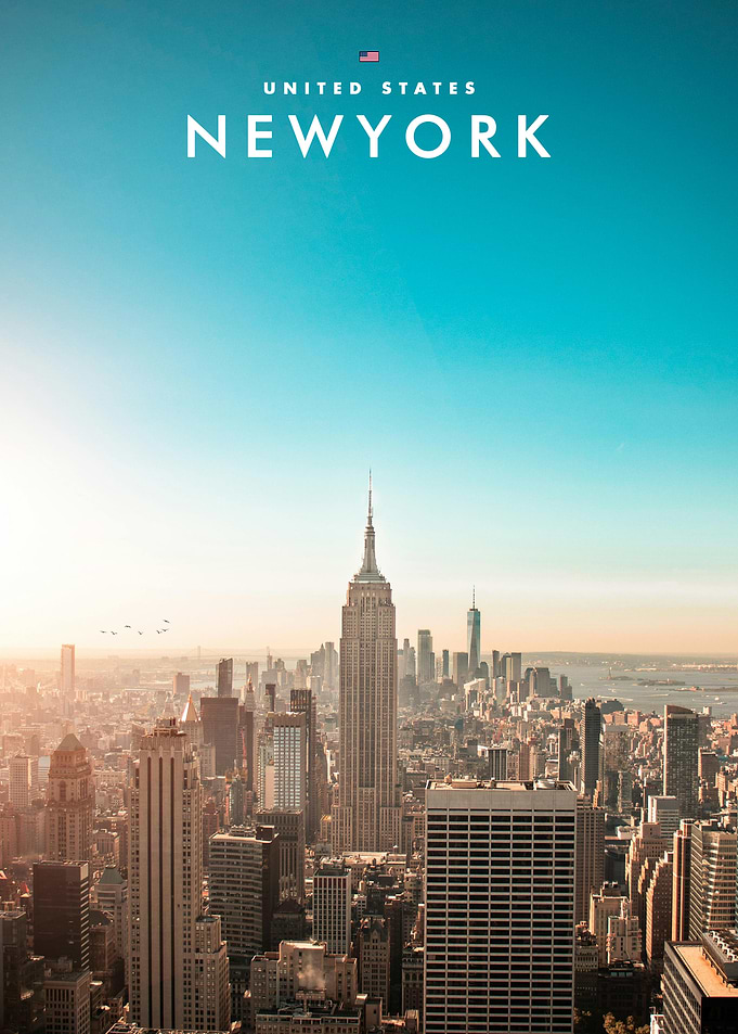 New York City Skyline Poster