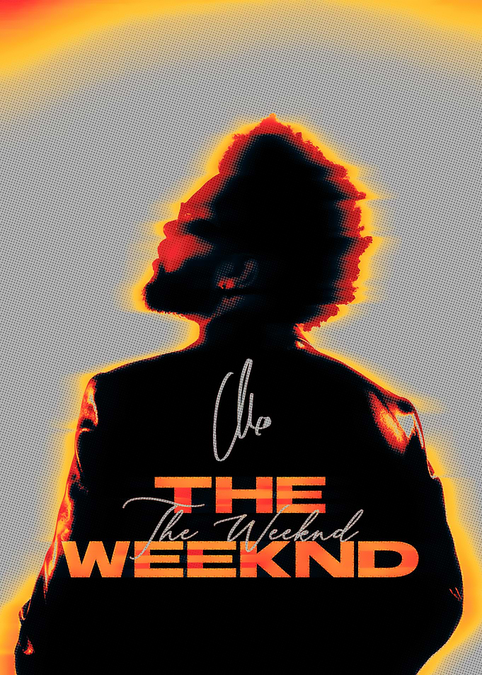 The Weeknd Silhouette Poster