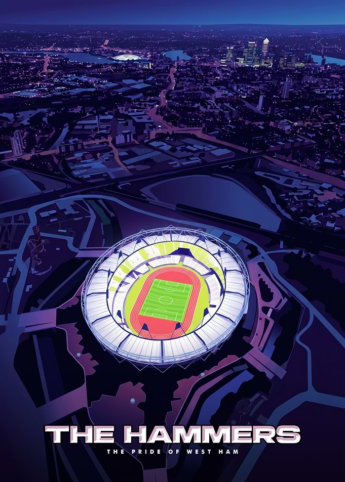 West Ham Stadium Night