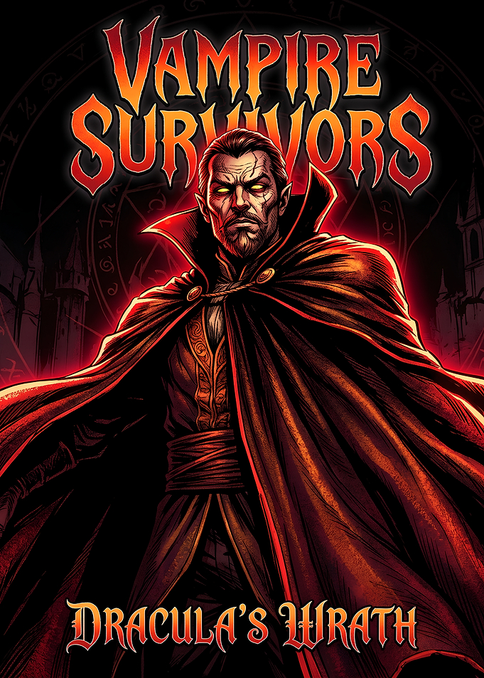 Vampire Survivors Dracula's Wrath Poster
