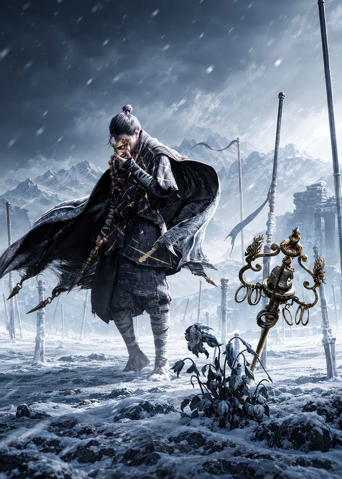 Warrior in a Snowy Wasteland