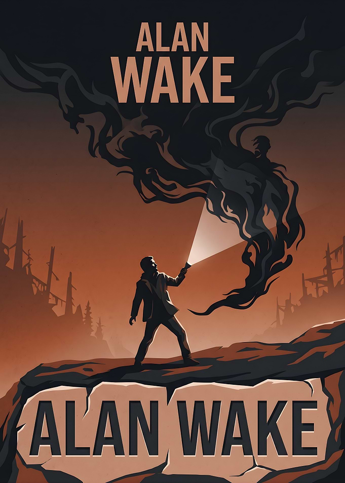 Alan Wake Video Game Poster