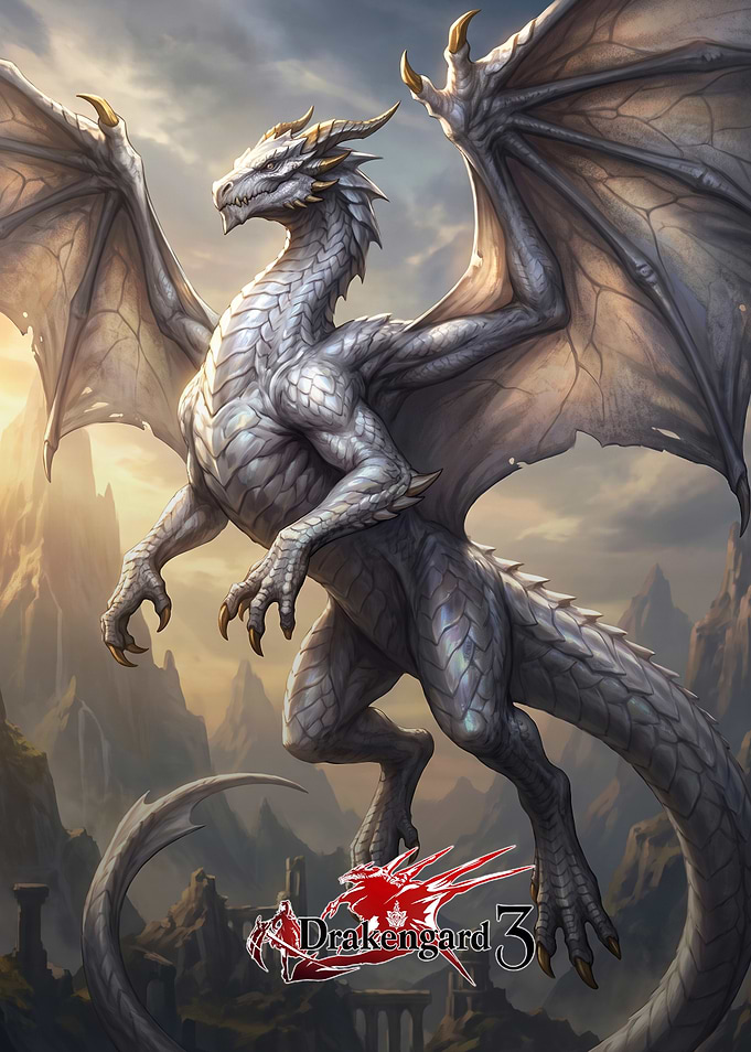 Drakengard 3 White Dragon Artwork
