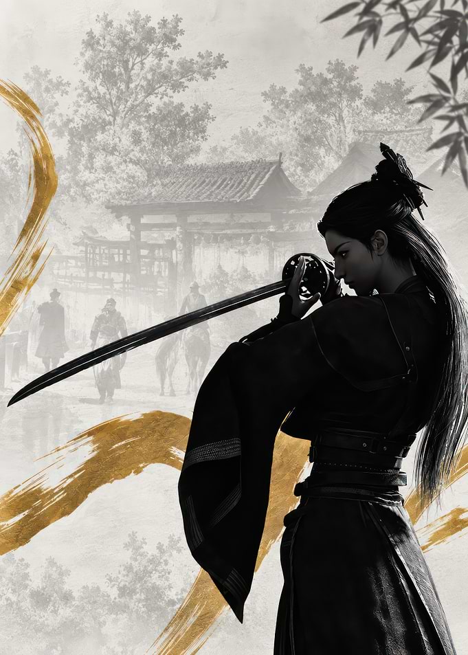 Samurai Warrior with Katana
