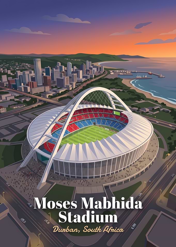 Moses Mabhida Stadium Durban Poster