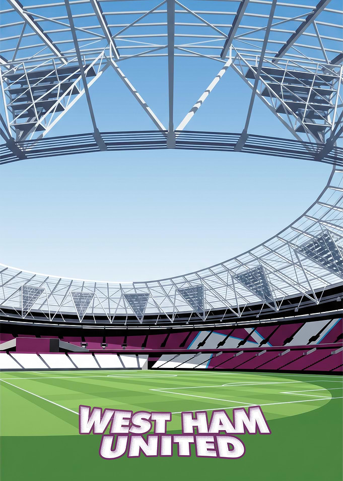 West Ham United Stadium Illustration