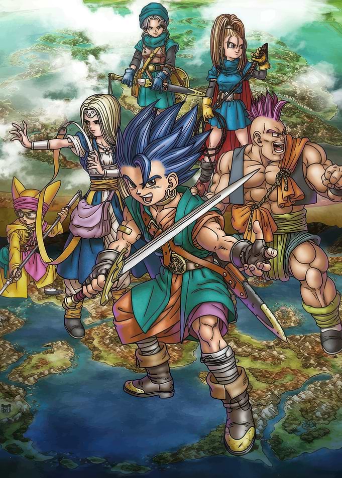 Dragon Quest VII Party Characters