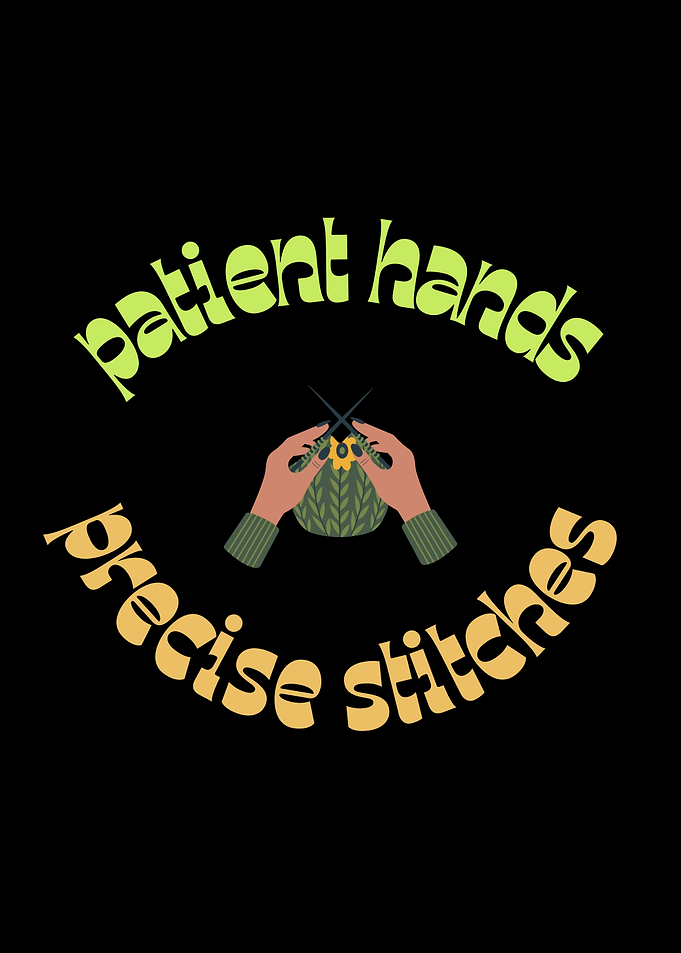 Patient Hands Precise Stitches Knitting Design