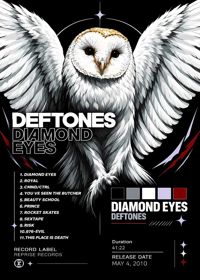 Deftones Diamond Eyes Album Poster
