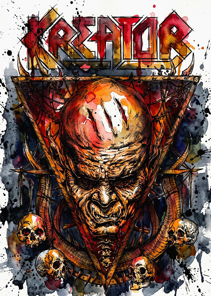 Kreator Thrash Metal Band Artwork
