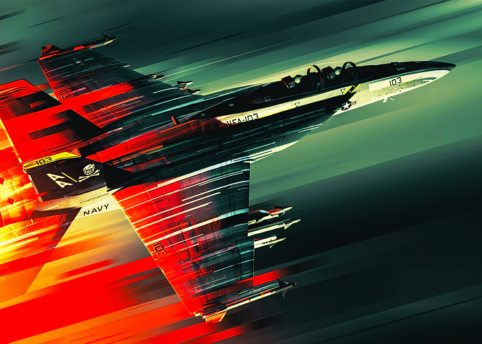 F/A-18 Super Hornet High Speed Flight