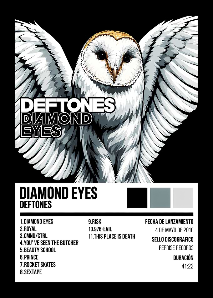 Deftones Diamond Eyes Album Poster