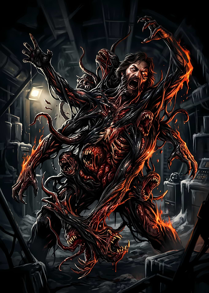 The Thing Body Horror Transformation