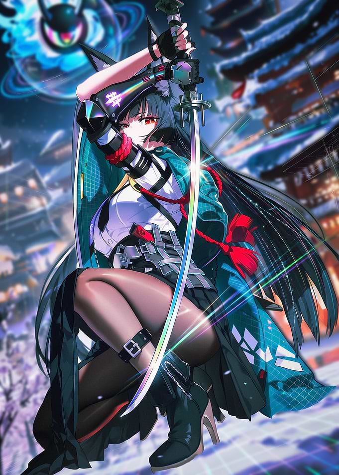 ZZZ Girl with Katana