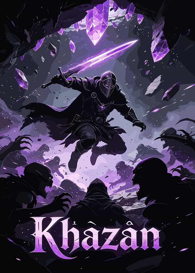 Khazan Fantasy Knight Battle Poster