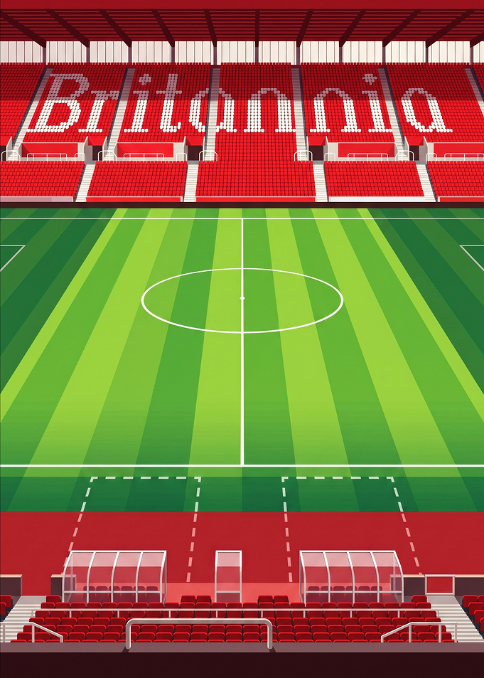 Britannia Stadium Soccer Field