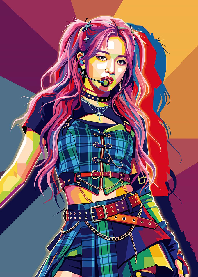 K-Pop Idol Pop Art Portrait