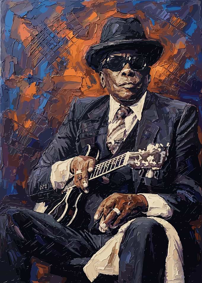 John Lee Hooker Blues Portrait