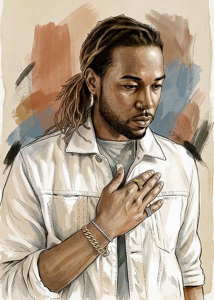 Partynextdoor Portrait Illustration