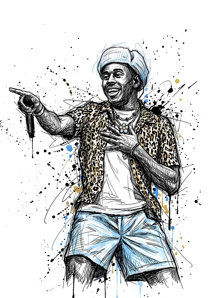 Tyler the Creator Artistic Portrait