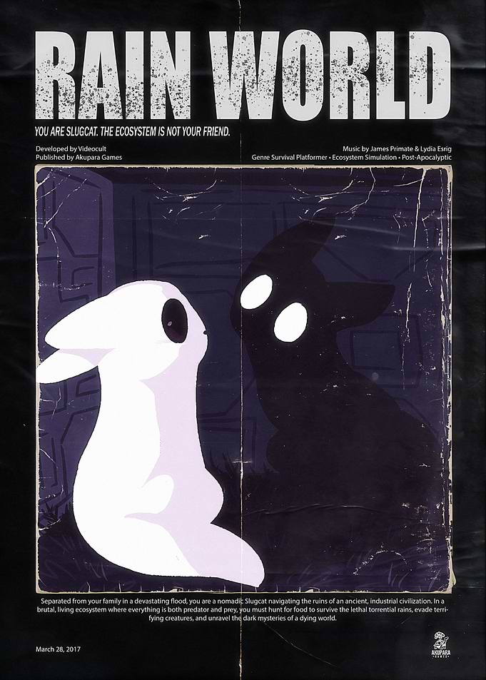 Rain World Video Game Poster