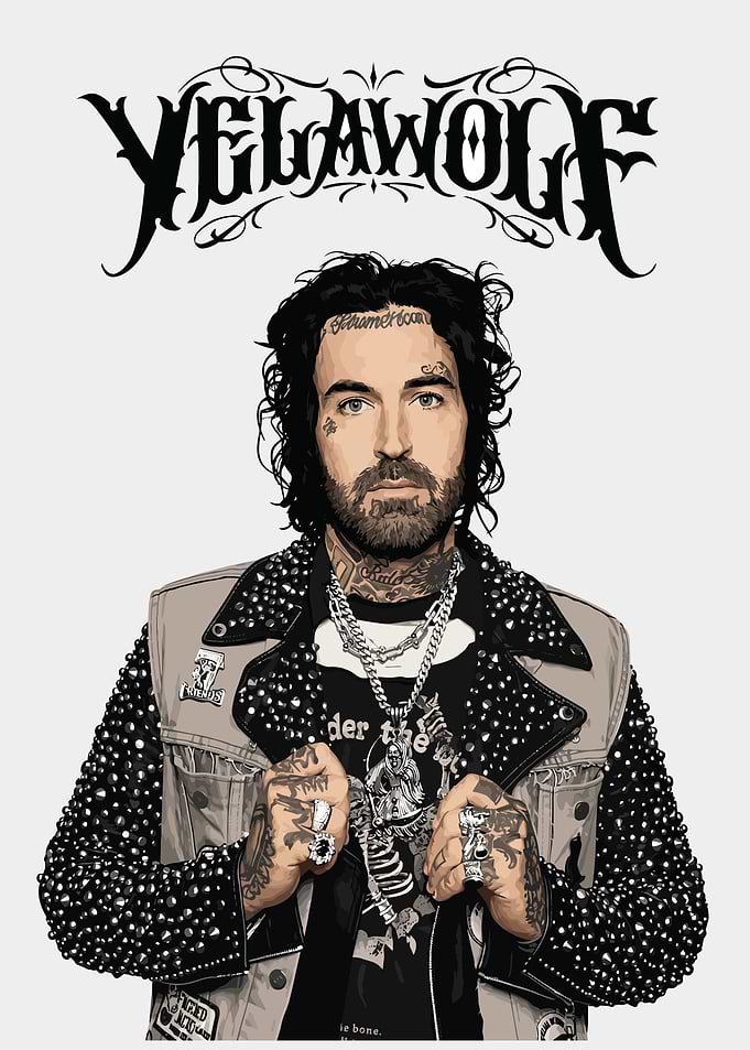 Yelawolf Portrait Illustration