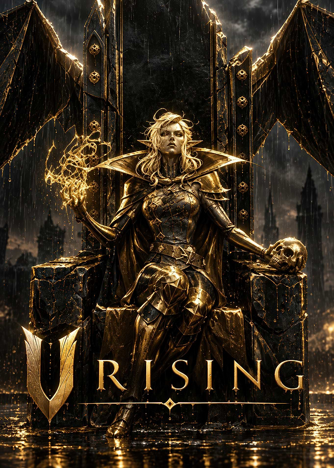 V Rising Vampire Queen on Throne