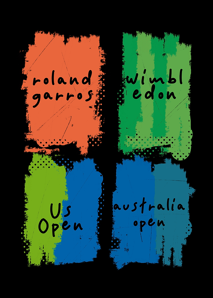 Tennis Grand Slam Tournament Poster