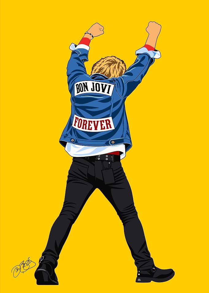 Bon Jovi Forever Fan Art Illustration