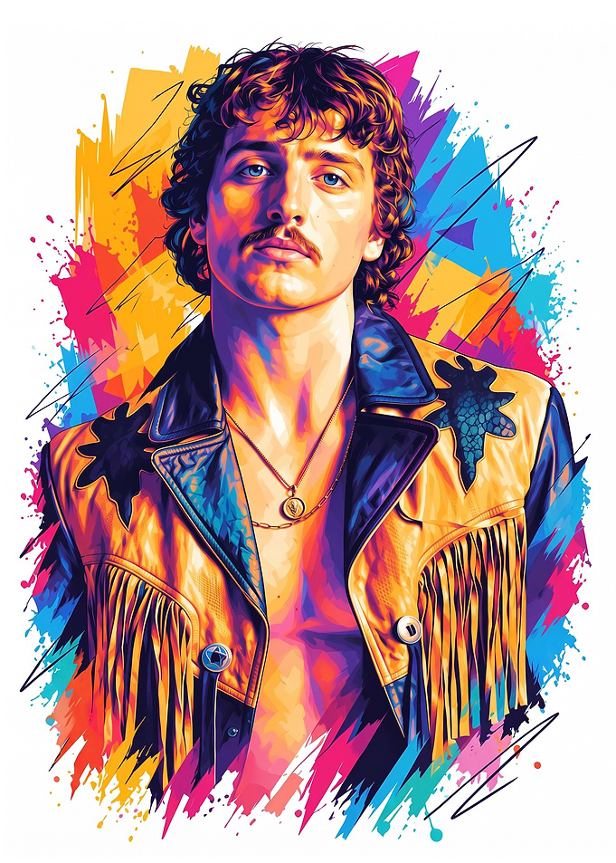 Benson Boone Pop Art Portrait