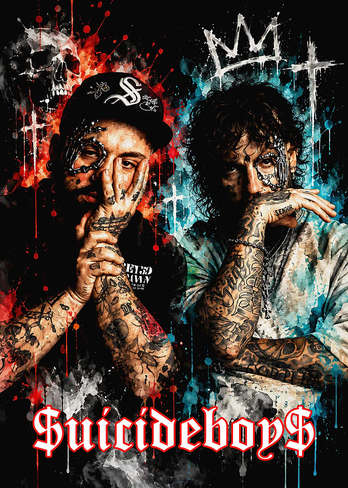 $uicideboy$ Artistic Portrait Poster