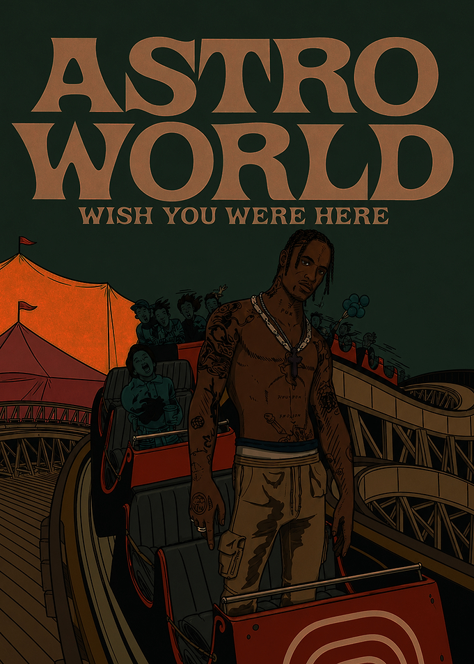 Travis Scott Astroworld Poster
