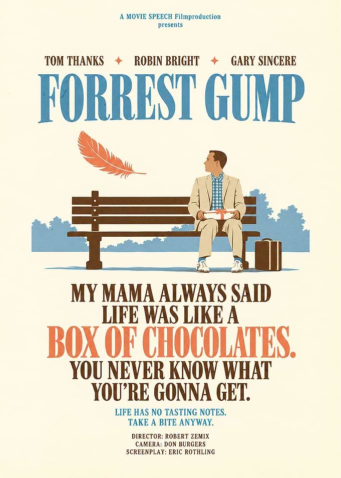 Forrest Gump – Box of Chocolates - A Movie Speech