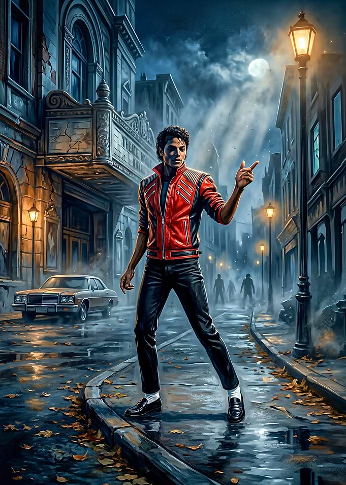Michael Jackson Thriller Street Inspired Scene