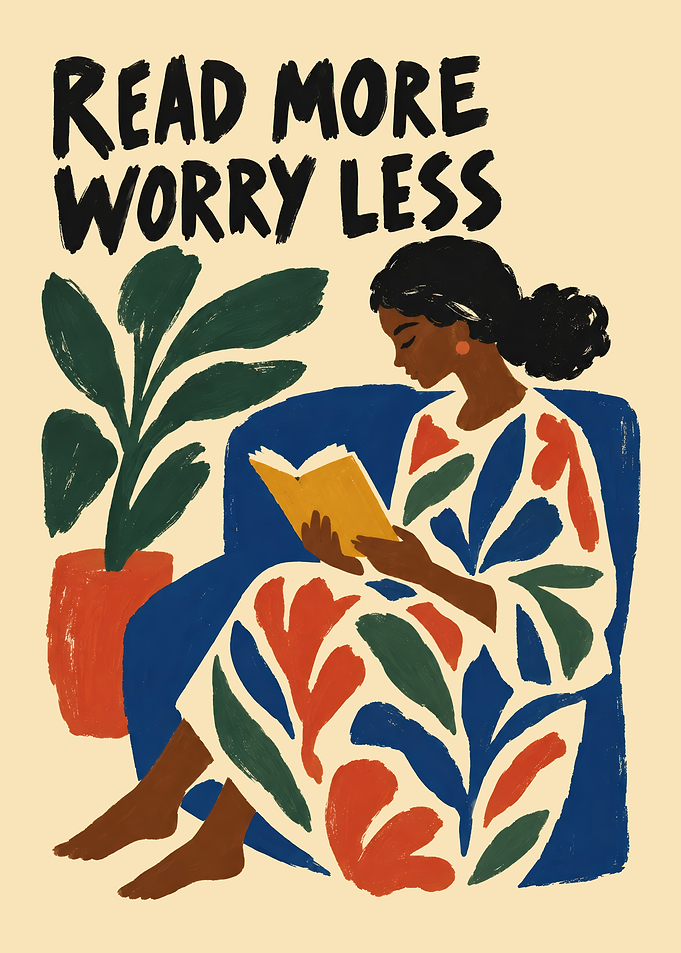 Read More Worry Less Illustration